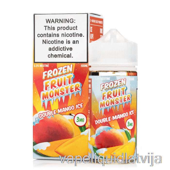 Ice Double Mango - Saldētu Augļu Briesmonis - 100ml 3mg Vape šķidrums